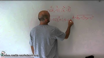 Algebra - Radical Expressions - The Distance Formula - Hard