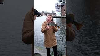 Een mooie baars voor Regina!