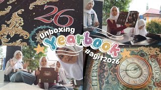 Our School Memories: Unboxing Yearbook 2026 || ETERNA  🕰🌟