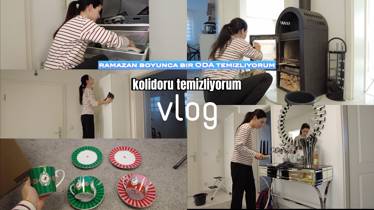 koridoru temizliyoruz, şömine temizliği dolap iç düzeni, pip studio kahve serisini aldım🙈