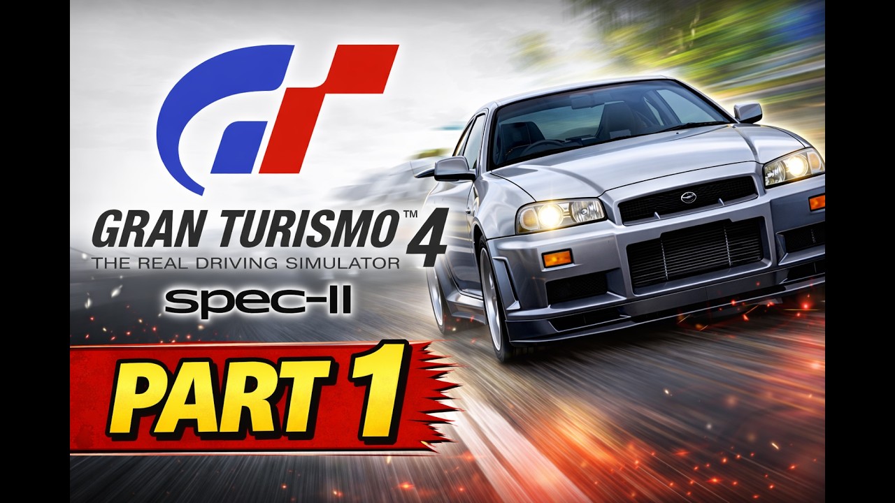 Gran Turismo 4 Spec 2 - Full GT Mode Part 1 (PS2 PlayStation 2) 1080p HD