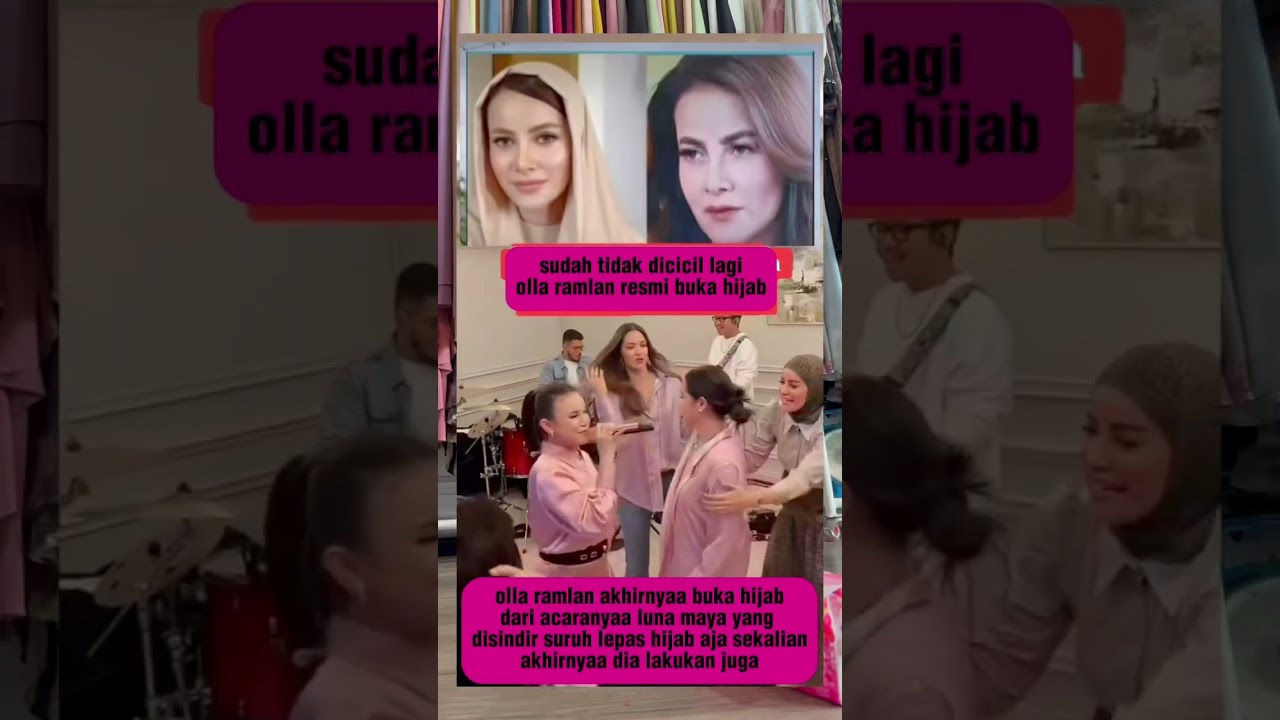Olla ramlan akhirnyaa buka hijab