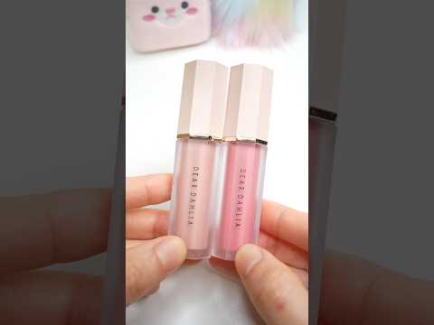ASMR 디어달리아 페탈 드롭 리퀴드 블러쉬💕 베어리 & 드리미 #언박싱 #makeup #Blush #블러셔 #beauty #shorts