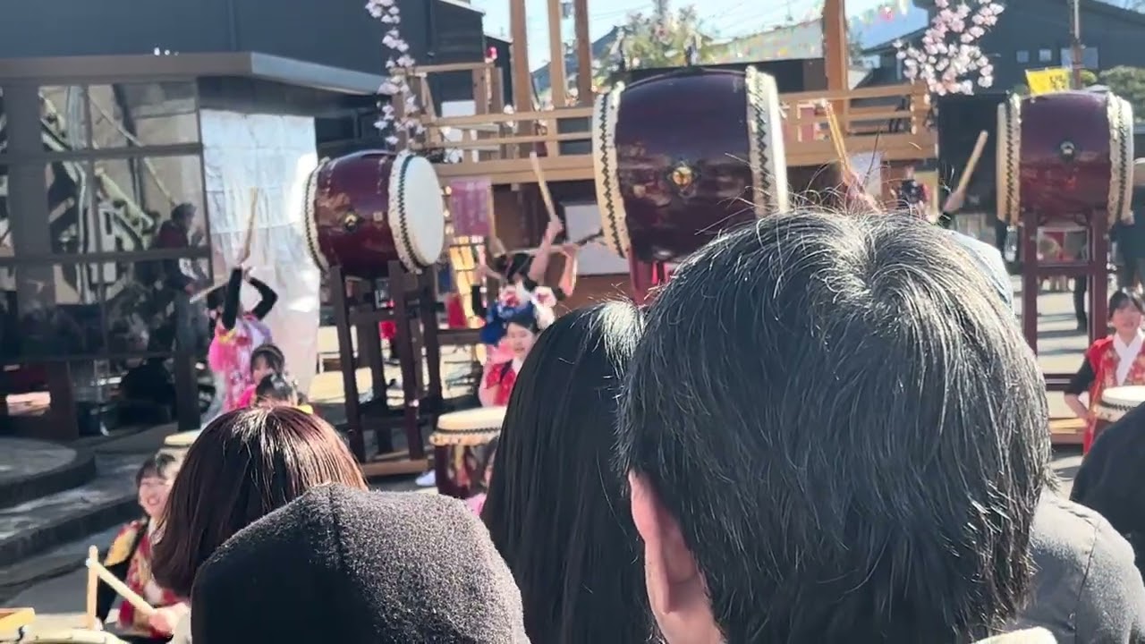 勝山市左義長祭り恒例の三色餅