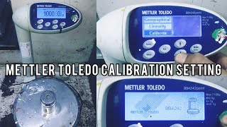 Mettle Toledo BBA242 Paint Weighing Scale Calibration Process Panda7