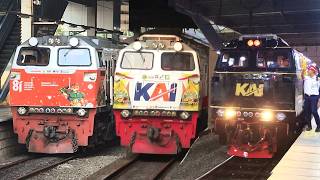 THE CROWDED TRAINS AT JAKARTA'S BUSIEST STATION! Special CC 206 Locomotive Nusantara Explorer Livery