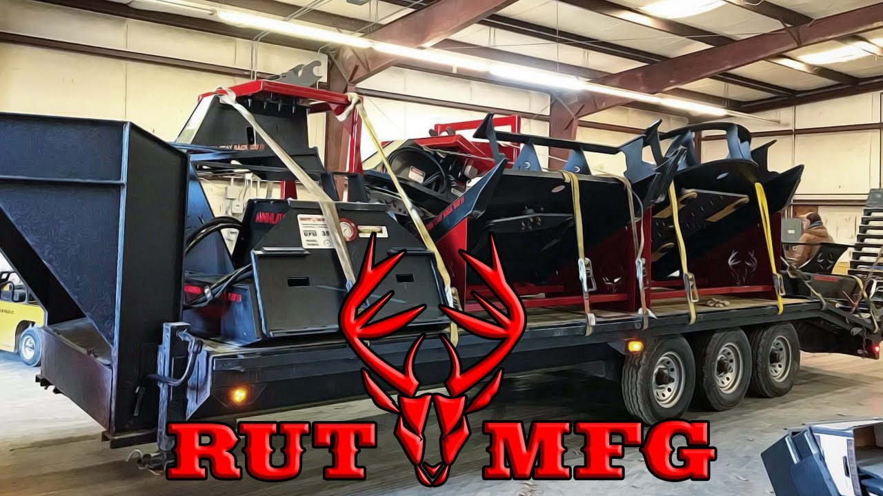 Rut MFG Brush Cutters and Mulchers In Action Skid Steer Attachments Excavator Attachments