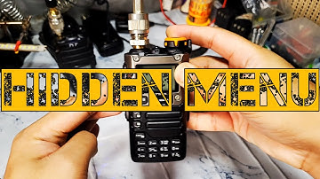 QUANSHENG UV-K6 HIDDEN MENU