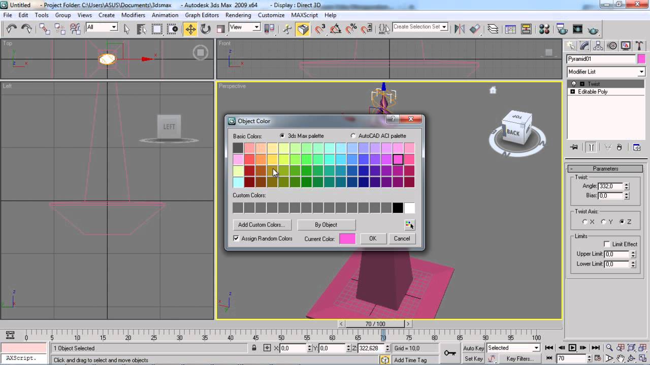 Create Monas with 3D max - YouTube