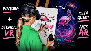 Stencil VR: O Segredo para Desenhar em Telas e Murais [Offline] #stencilart #arte #pinturadigital 