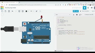 Fading LED using arduino #arduino #led #tech #coding #tinkercad #fade #engineering #all #electronics