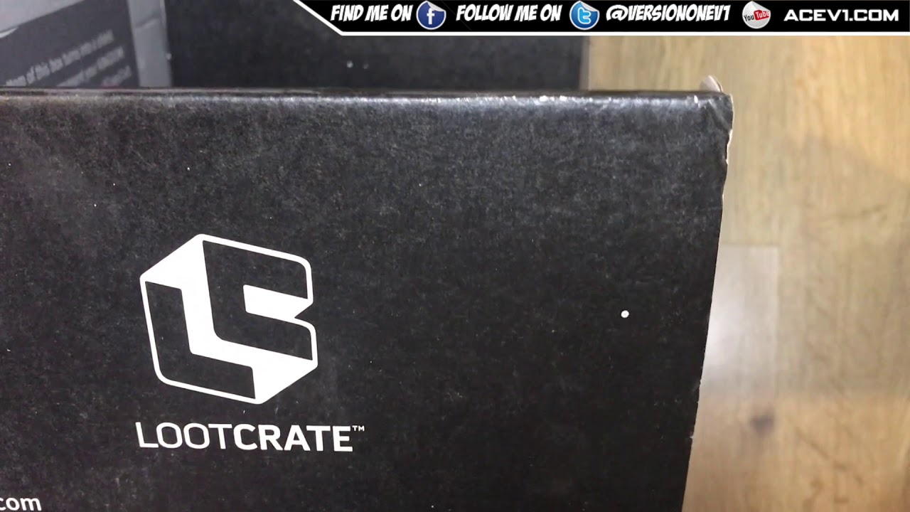 Loot From The Past LootCrate August 2017 Unboxing