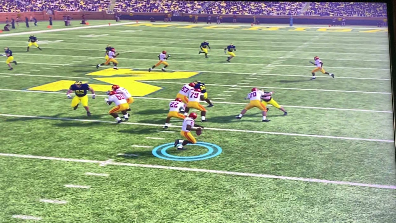 Reggie Bush Perfect Touchdown Pass vs Michigan Wolverines NCAA Football 09 Xbox 360