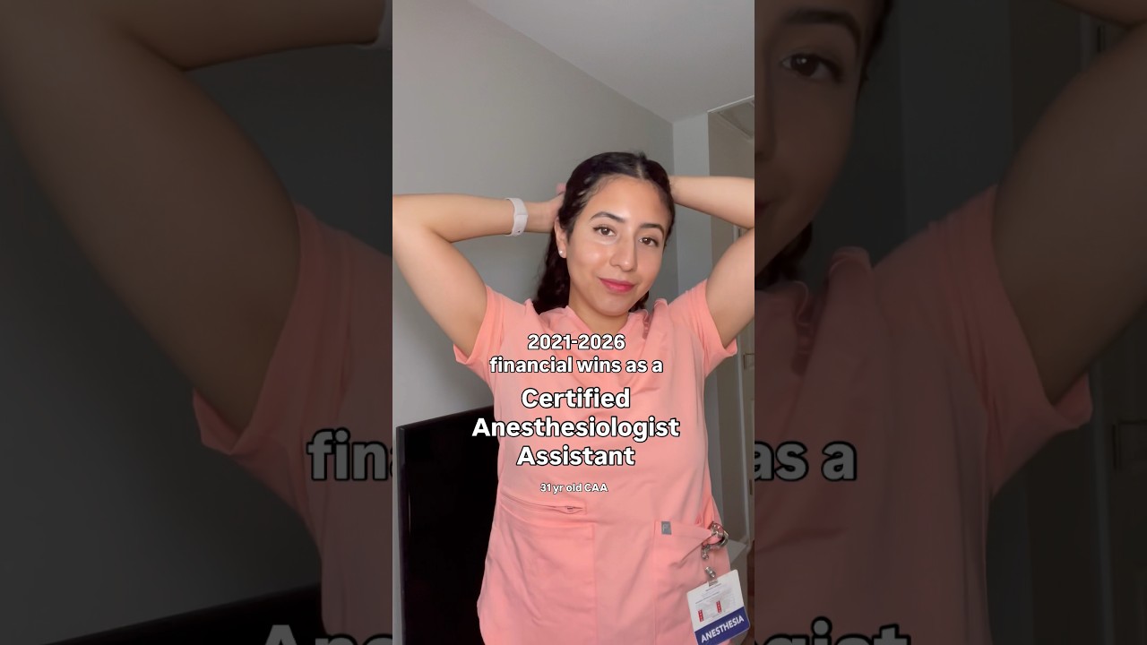 2021-2026 financial wins as a certified anesthesiologist assistant