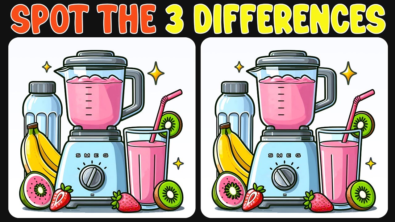 Can You Solve This Insane Spot The Difference Puzzle in 10 Minutes?