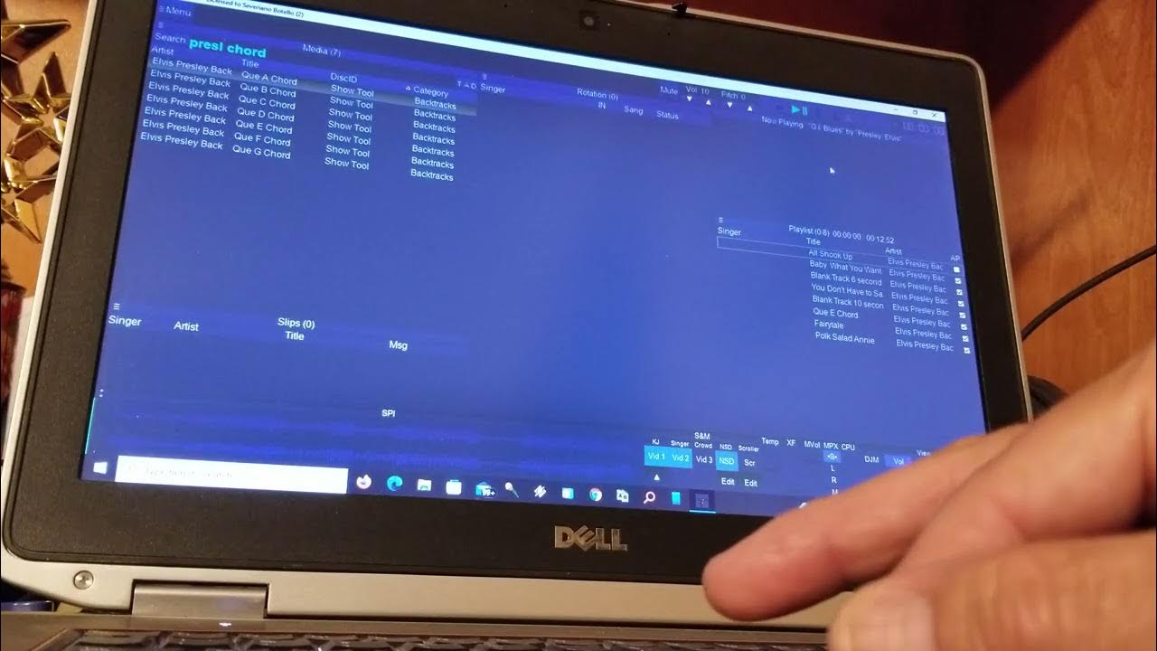 karma karaoke program tutorial on how to make a show playlist, for