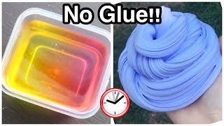 3 Ways How To Make Super Easy No Glue Slime Under 5 Minutes!! screenshot 4