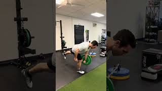 Eccentric Single Leg Landmine RDL