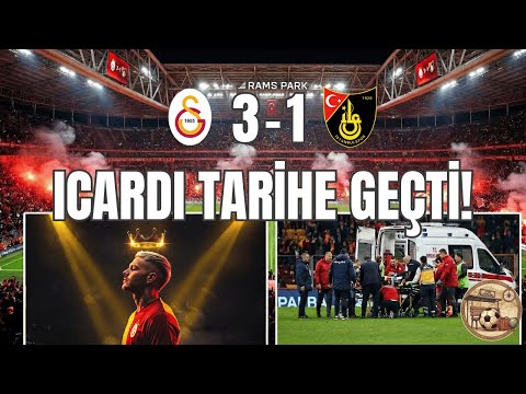 MAURO ICARDI, HAGI'YI GERİDE BIRAKTI TARİHE GEÇTİ! | Galatasaray 3-1 İstanbulspor Maç Vlog