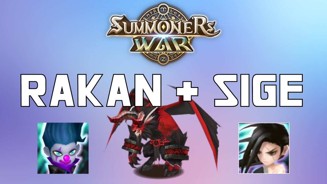 SUMMONERS WAR: ACCOUNT 3# GIVEAWAY w/RAKAN + SIGE - YouTube