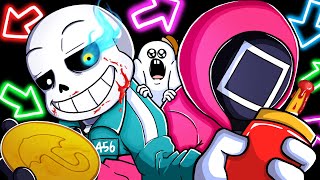 MUKBANG vs Friday Night Funkin, Squid game, Undertale COMPLETE EDITION #5
