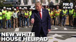 FULL TOUR Trump shows off new White House helipad