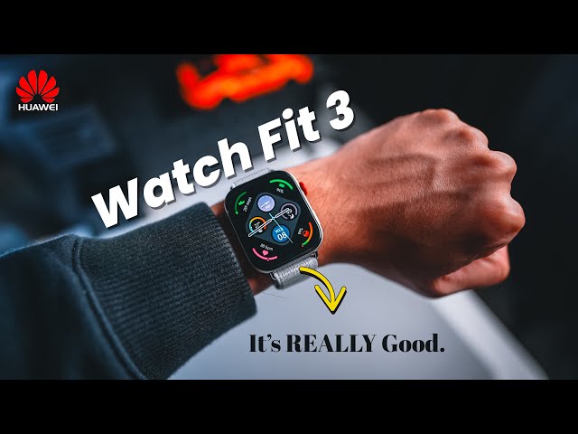 HUAWEI Watch Fit 3: I Did NOT Expect This! Amazing Value, Ultra Smooth, Android/iOS Support 🔥 class=