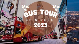 Night Bus Tour New York City 2023 (Chin Vlog) by CHIN BAE 95 views 11 months ago 14 minutes, 28 seconds