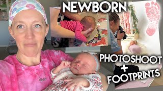 All The Newborn Stuff---Photos, Footprints, Weight Check & More!