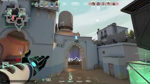 Valorant Cypher agent on Bind map | 1v5