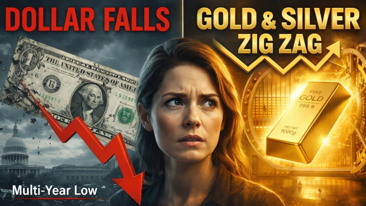 Gold & Silver Zig Zag While the Dollar Falls | The Historic Shift Nobody Sees (Timeline)