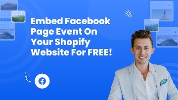 How to embed Facebook page event on Shopify?