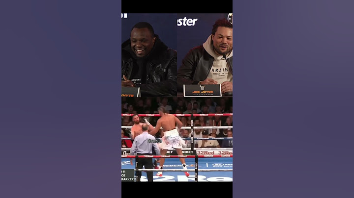 Joe Joyce Buffering In Face Off Against Dillian Whyte 🤣🥊 #boxing