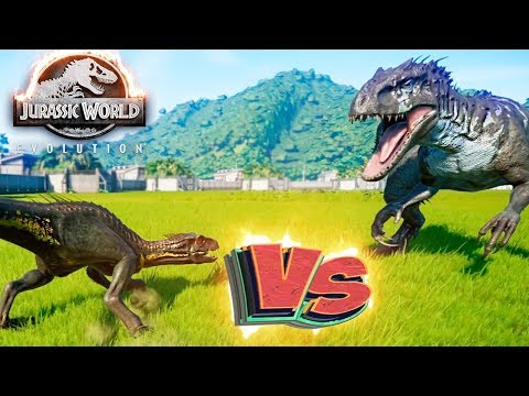 Видео: ИНДОРАПТОР vs ИНДОМИНУС РЕКС - Схватки Динозавров - Jurassic World EVOLUTION #5