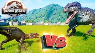 ИНДОРАПТОР vs ИНДОМИНУС РЕКС - Схватки Динозавров - Jurassic World EVOLUTION #5