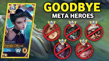 GOOD BYE META HEROES!! HANABI NEW META DESTROYER BUILD WILL MAKE HIM META AGAIN! - MLBB