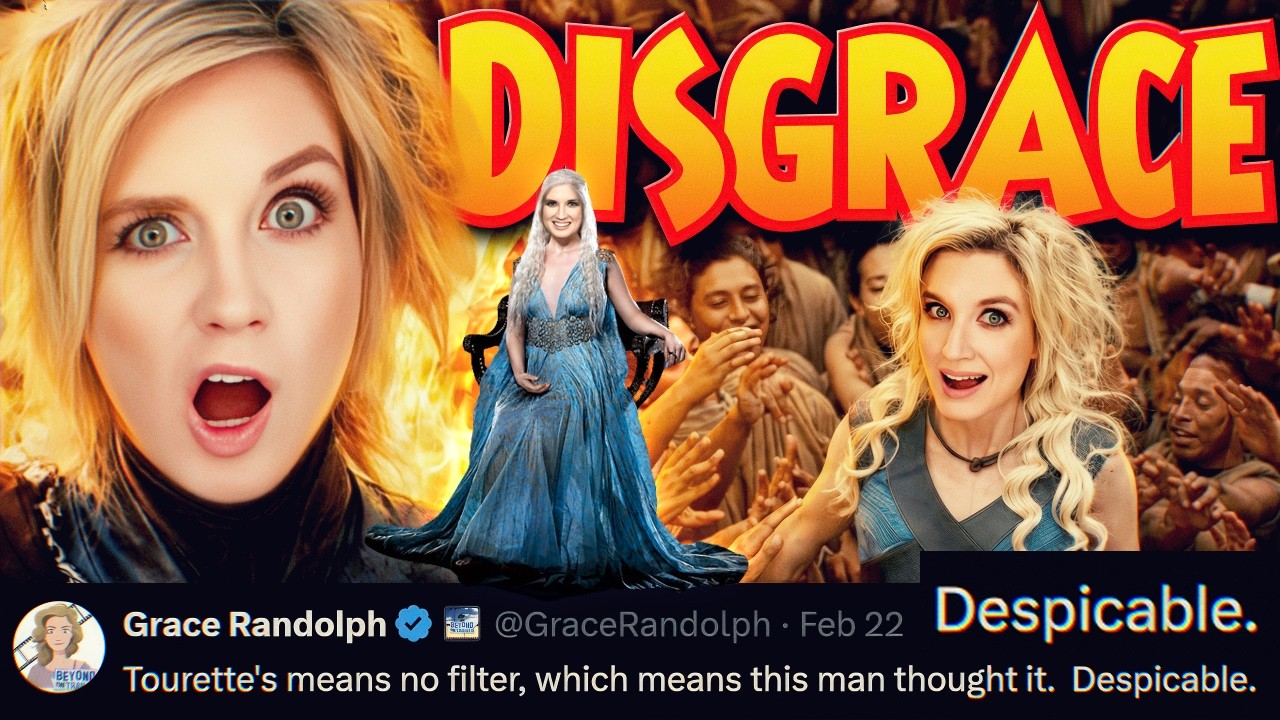 MY CHANNEL IS UNDER ATTACK!!! Grace Randolph Declares WAR on Tourette’s and GOES OFF THE RAILS