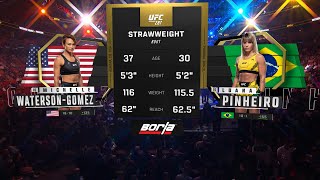 Michelle Waterson-Gomez x Luana Pinheiro | LUTA COMPLETA | UFC Vegas 92