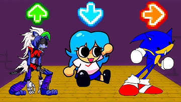 FNF Character Test | Gameplay VS Playground | VS Wmv Sonic | VS Ski | VS Roxanne