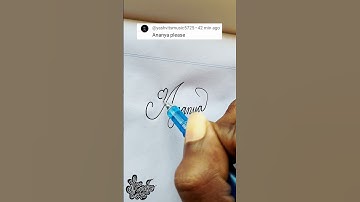 stylish name | Ananya | Calligraphy signature