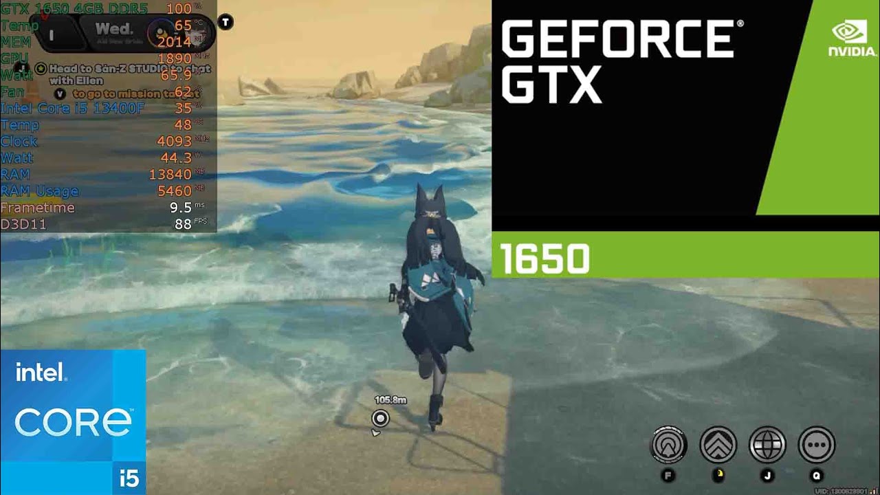 Zenless zone zero GTX 1650 4GB DDR5 - YouTube