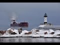 Lunch (or Breakfast) with the James R Barker! And Radar.....😁 Their 25th Duluth  Arrival 010721