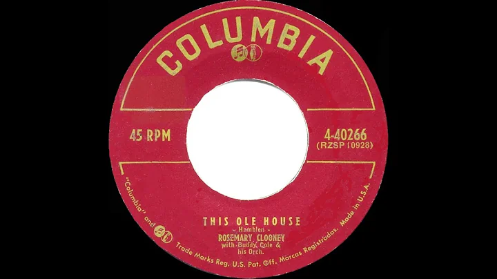 1954 HITS ARCHIVE: This Ole House - Rosemary Cloon...