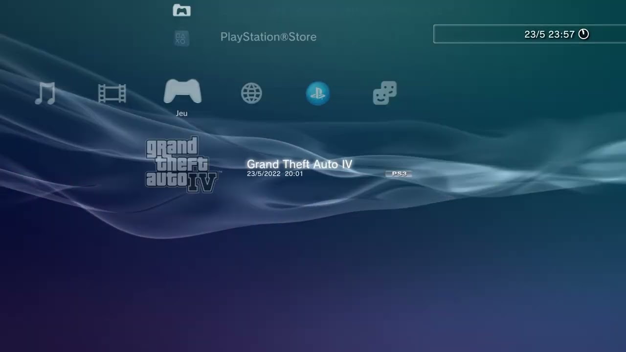 Grand Theft Auto 4 Ps3 XMB Menu Music (RPCS3 Emulator) YouTube