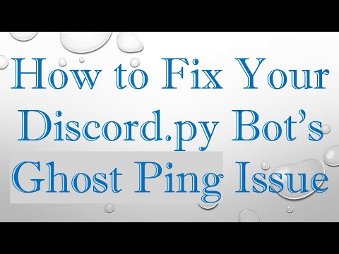 How to Fix Your Discord.py Bot's Ghost Ping Issue