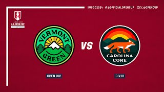 Vermont Green vs. Carolina Core EXTENDED HIGHLIGHTS | Lamar Hunt U.S. Open Cup | April 3, 2024