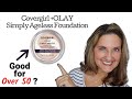 Covergirl +Olay Simply Ageless Cream Foundation Review for Over 50 / 5 Days of Foundation-Day 5