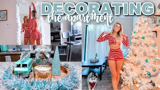 VLOGMAS DAY 1: Christmas decor haul + decorating the apartment