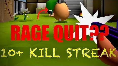 12 Kill Streak In Shell Shockers With Nuke Zone Crackshot And People RAGE QUITTING