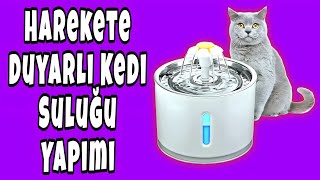 Harekete Duyarlı Kedi Sebili  Suluğu Yapımı